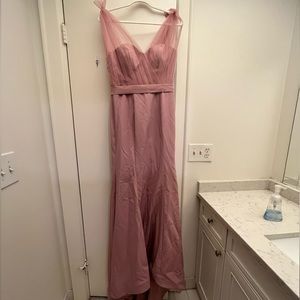 Hebeos bridesmaids dress mauve